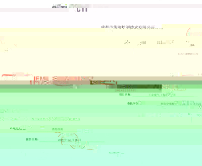 上海台安实业——烟气检测报告